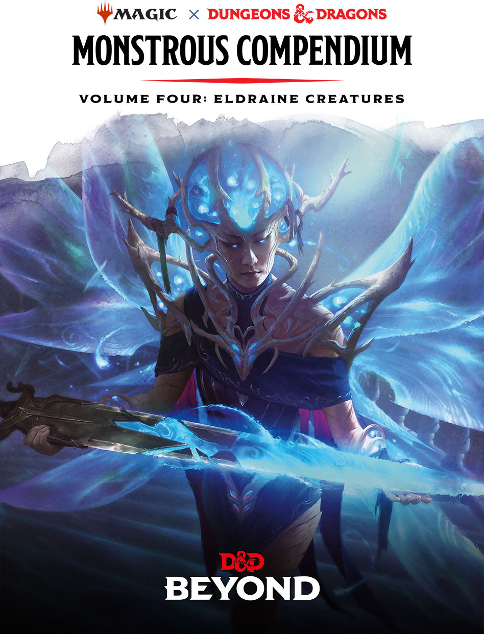 Monstrous Compendium Vol. 4: Eldraine Creatures Cover Art