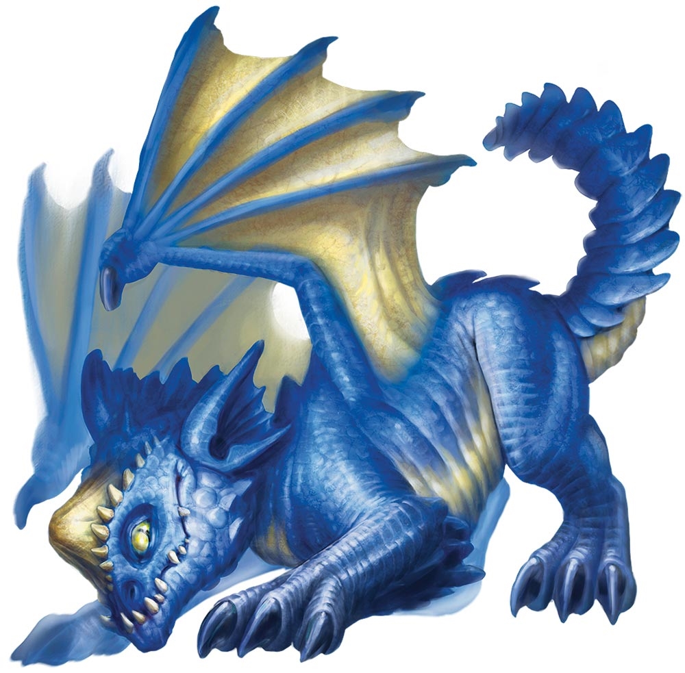 Blue Dragon Wyrmling.