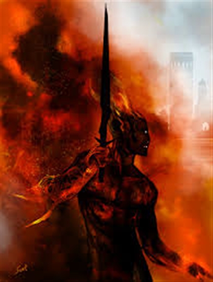 Flame And Shadow Image