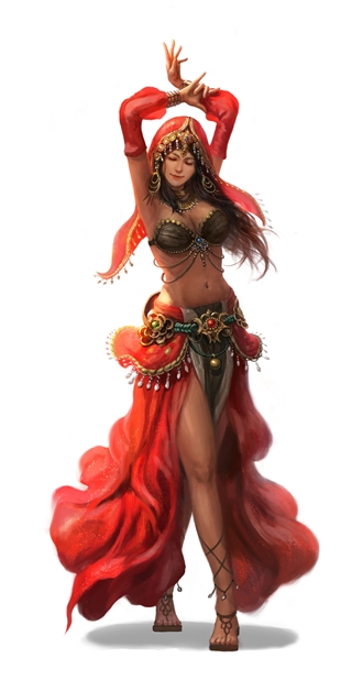 Collage Of The Dancer Image