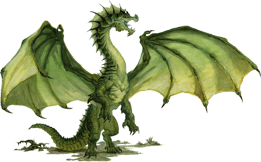 Древній зелений дракон
