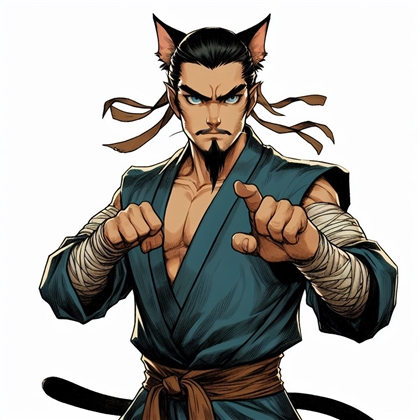 Warrior Of Discipline And Instinct Image