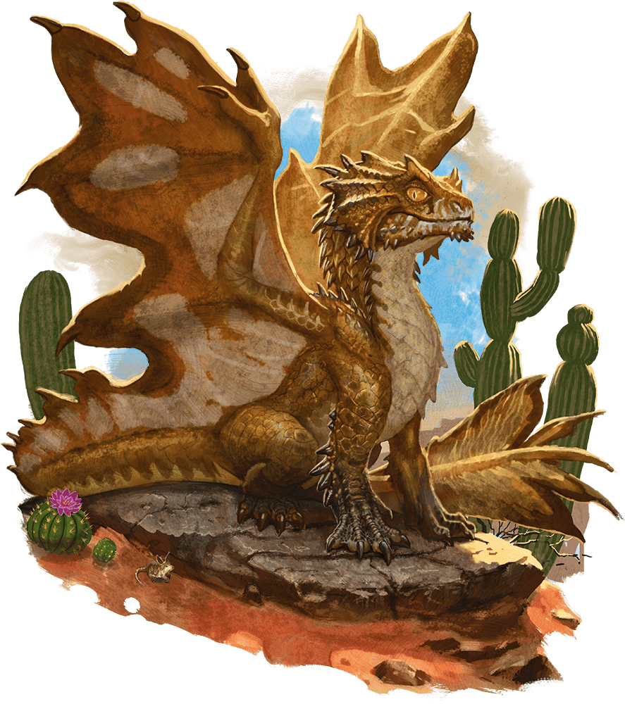 Brass Dragon Wyrmling