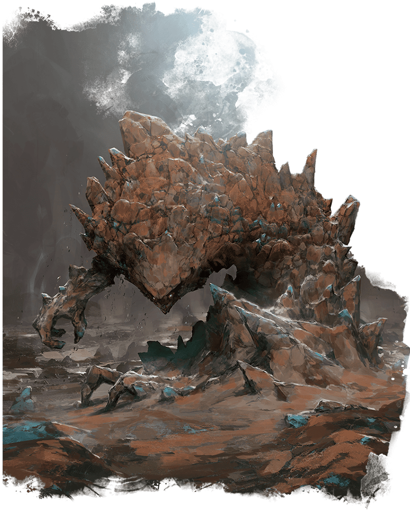 Miniatura Elementale Della Terra (Large) - Reaper Bones 77185 - Modello Polimero Non Dipinto 60mm Per Giochi Di Ruolo E Guerra