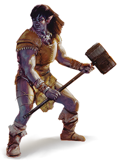 The Half-Orc Race for Dungeons & Dragons (D&D) Fifth Edition (5e